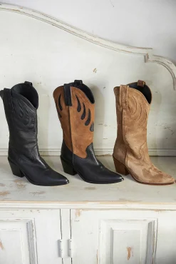 Mujer MICUIR Mestizo Boots-Mestizo Boots Tacón Combinada 7Cm