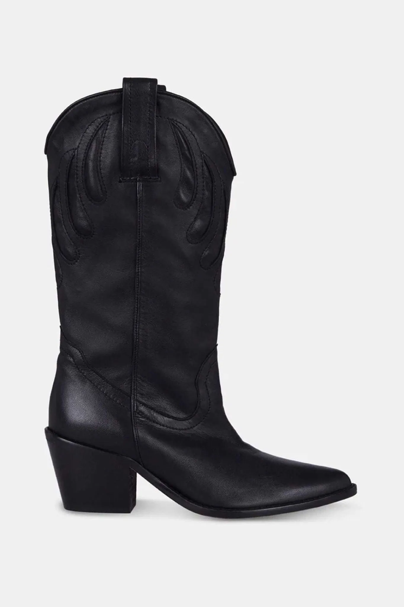 Mujer MICUIR Mestizo Boots-Mestizo Boots Tacón Negro 7Cm