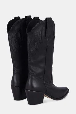 Mujer MICUIR Mestizo Boots-Mestizo Boots Tacón Negro 7Cm