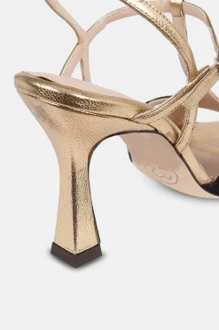 Mujer MICUIR Sandalias Tacón-Mia Oro Y Negro 9Cm