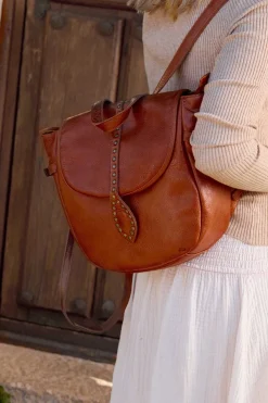 Mujer MICUIR Bolsos Icónicos-Mochila Cuero
