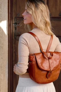 Mujer MICUIR Bolsos Icónicos-Mochila Cuero