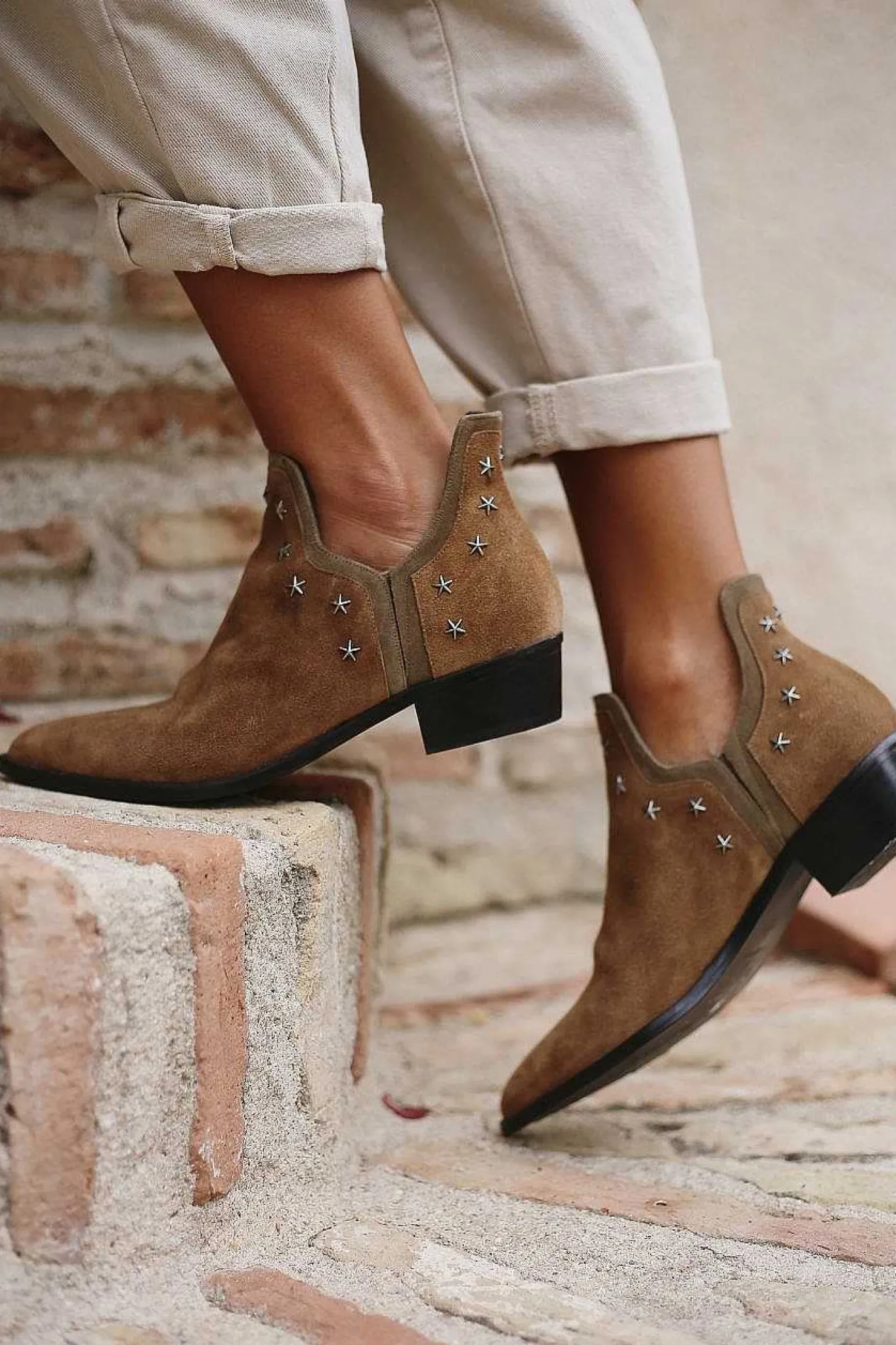 Mujer MICUIR Nay Boots-Nay Boots Tostado 4Cm