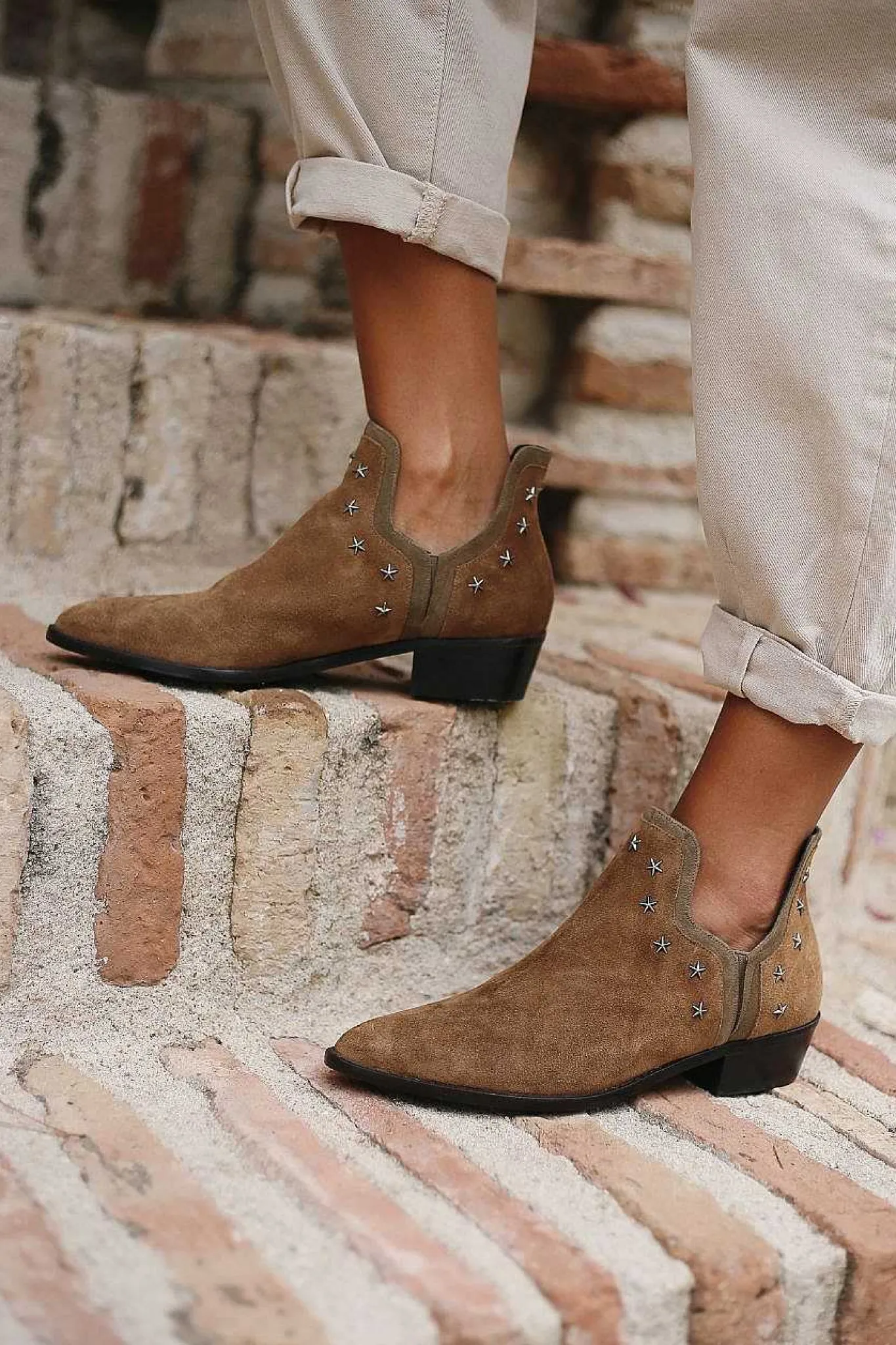 Mujer MICUIR Nay Boots-Nay Boots Tostado 4Cm