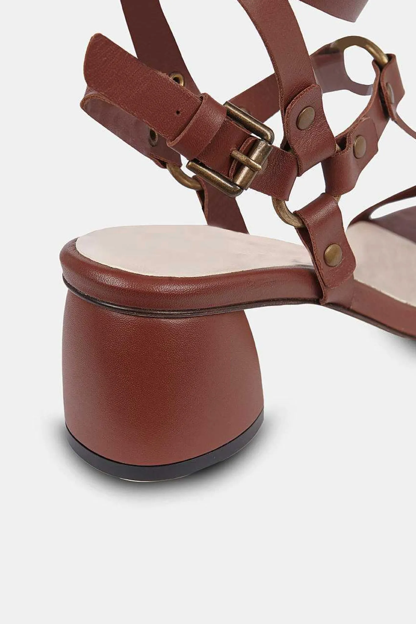 Mujer MICUIR Sandalias Tacón Midi-Niza Cuero 6 Cm