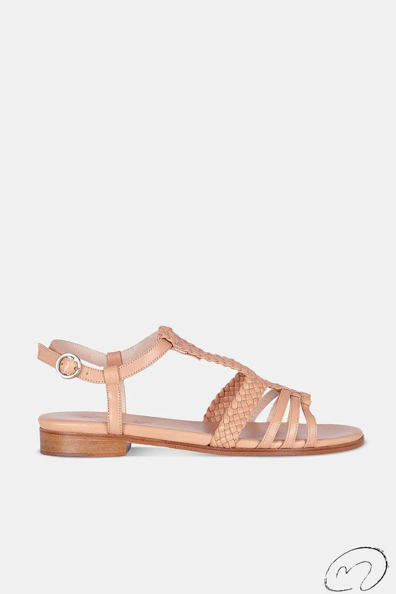 Mujer MICUIR Sandalias Planas-Pipa Nude 2Cm