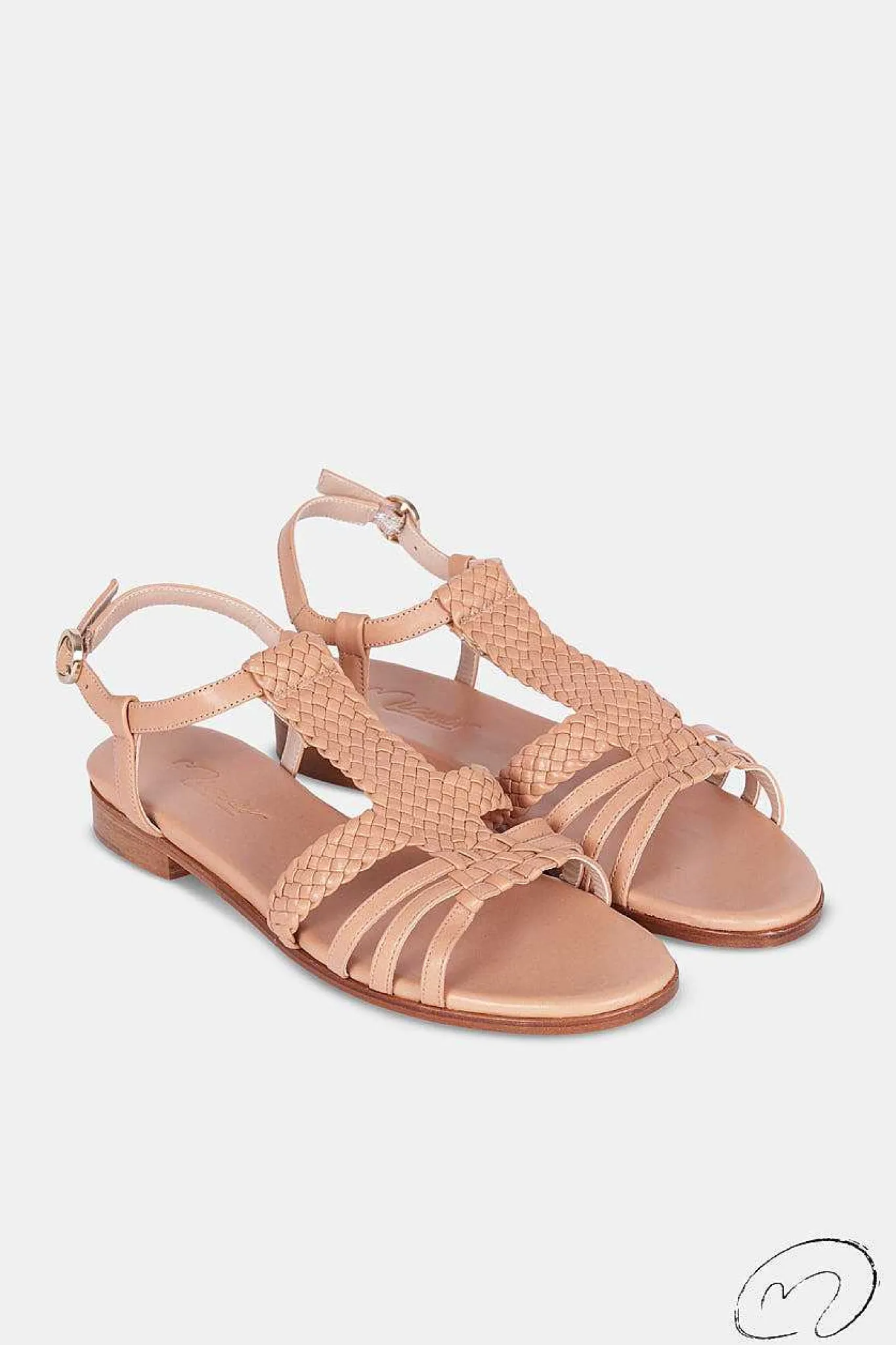 Mujer MICUIR Sandalias Planas-Pipa Nude 2Cm