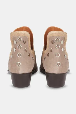 Mujer MICUIR Punky Boots-Punky Boots Ante Beige 4Cm