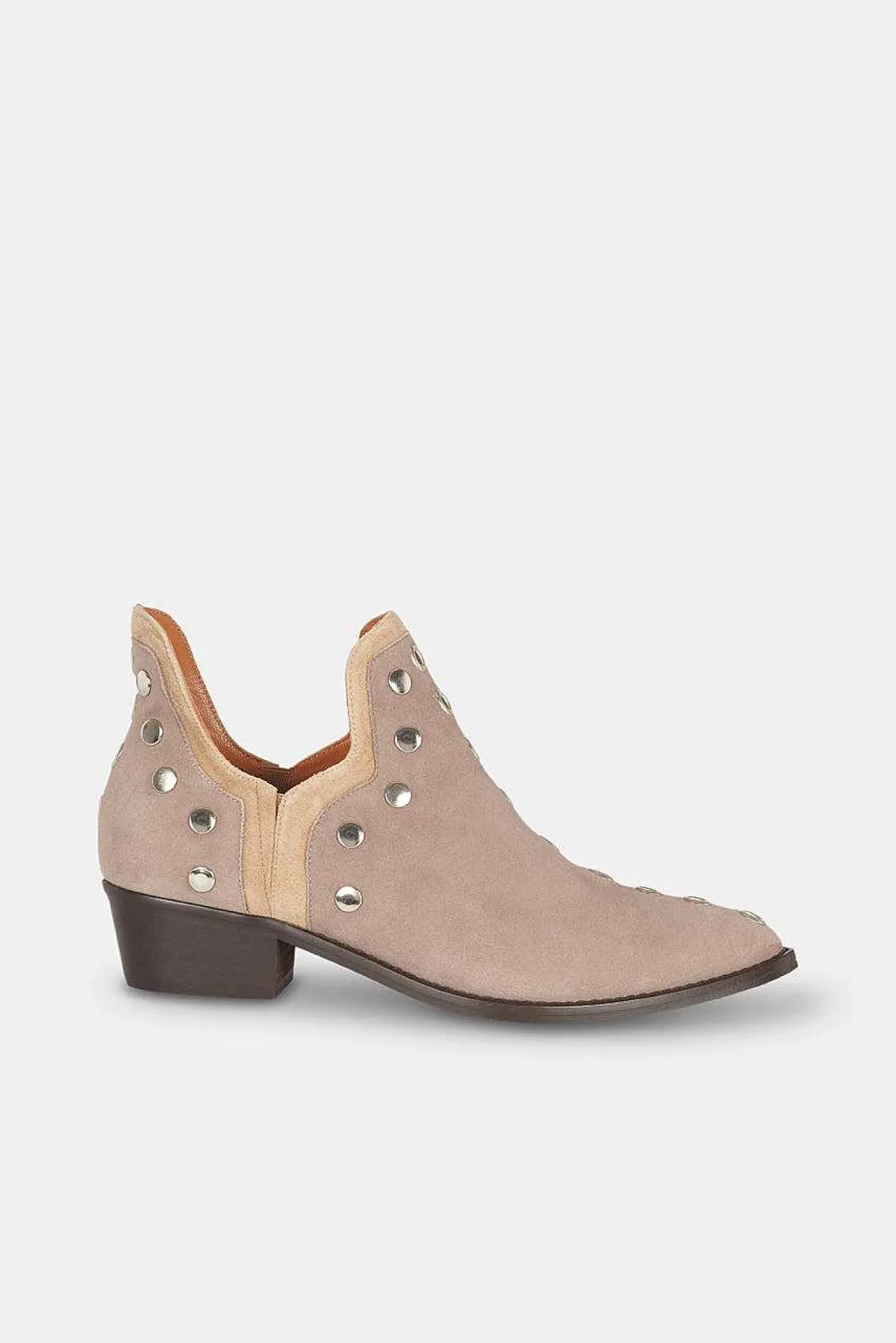 Mujer MICUIR Punky Boots-Punky Boots Ante Beige 4Cm