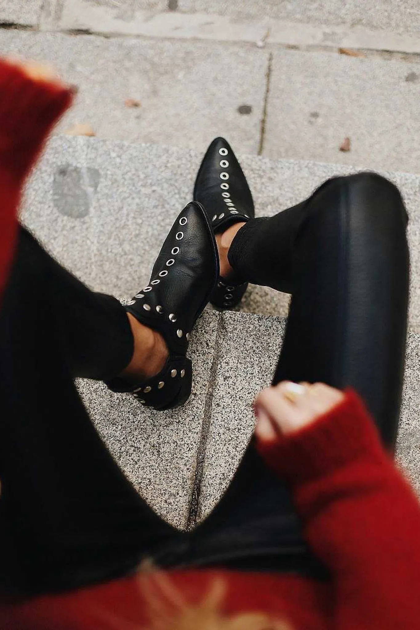 Mujer MICUIR Punky Boots-Punky Boots Negras 4Cm