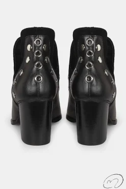Mujer MICUIR Punky Boots-Punky Boots Negras Con Tacón 7Cm