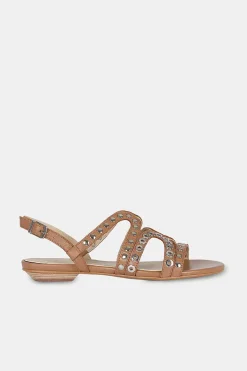 Mujer MICUIR Sandalias Planas-Punky Sandals Nude 1Cm