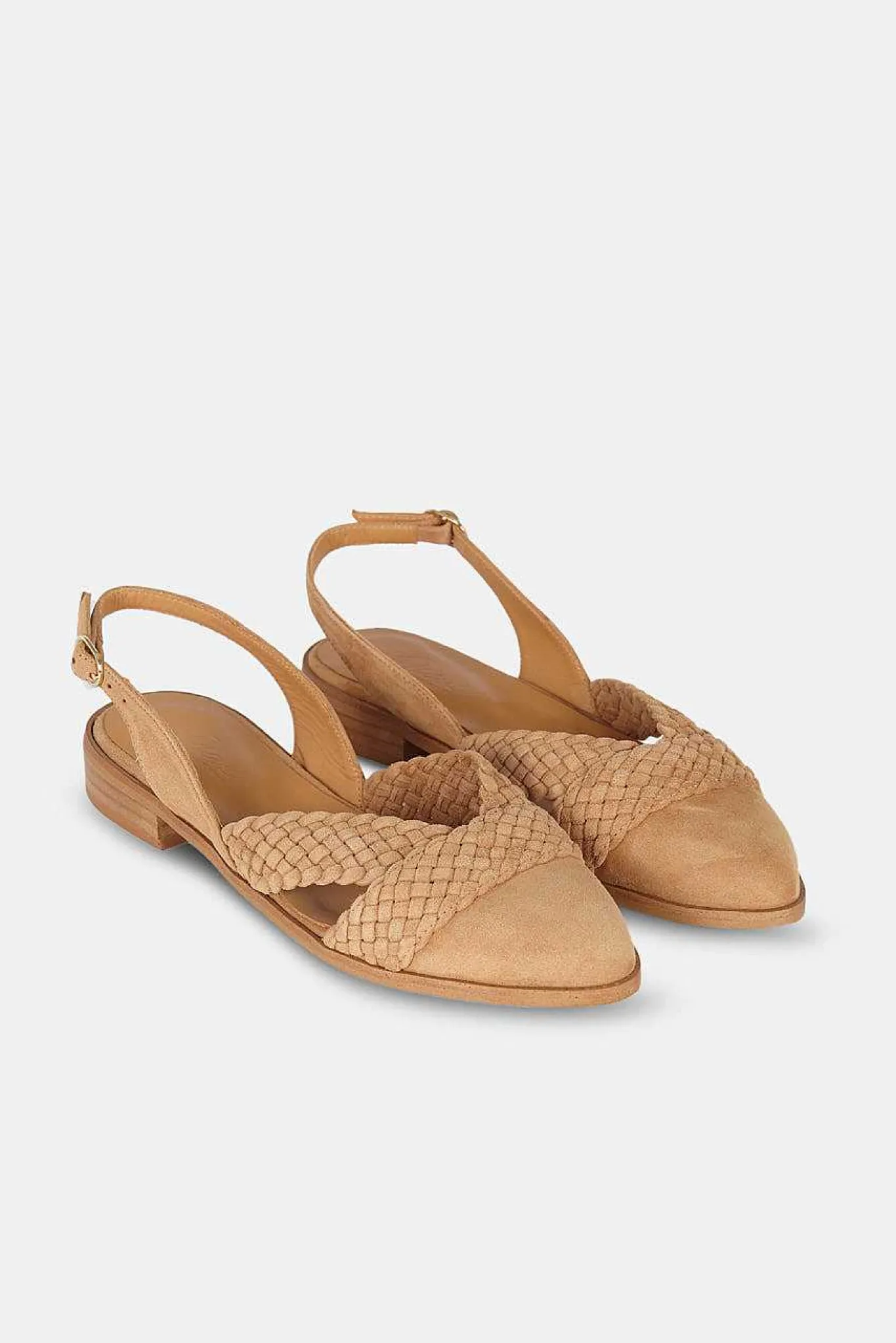 Mujer MICUIR Bailarinas-Regina Ante Cuero 2,5Cm