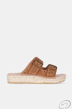 Mujer MICUIR Sandalias Planas-Romina Ante Cuero 3Cm