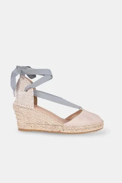 Mujer MICUIR Sandalias Plataforma-Sicilia Ante Hielo 7Cm