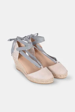 Mujer MICUIR Sandalias Plataforma-Sicilia Ante Hielo 7Cm