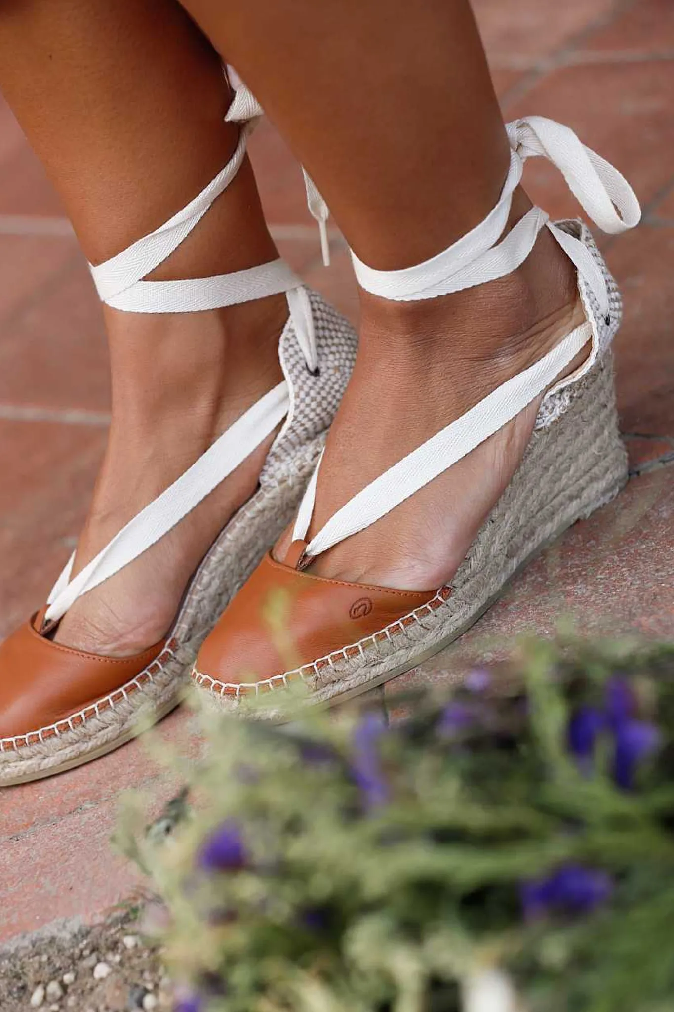 Mujer MICUIR Sandalias Plataforma-Sicilia Cuero 7Cm