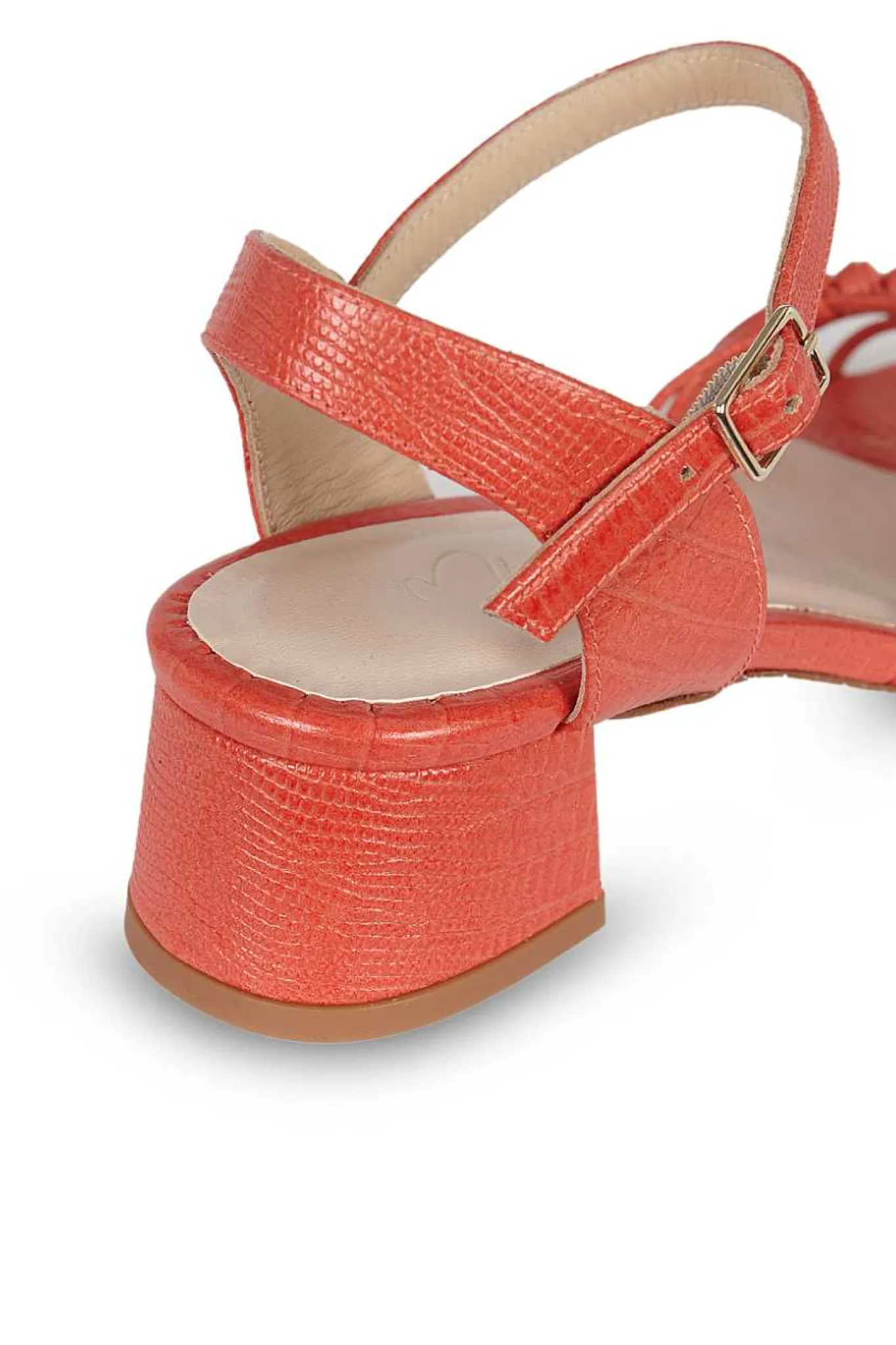 Mujer MICUIR Sandalias Tacón Midi-Simona Coral 5Cm