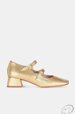 Mujer MICUIR Bailarinas-Spiga Oro 4Cm