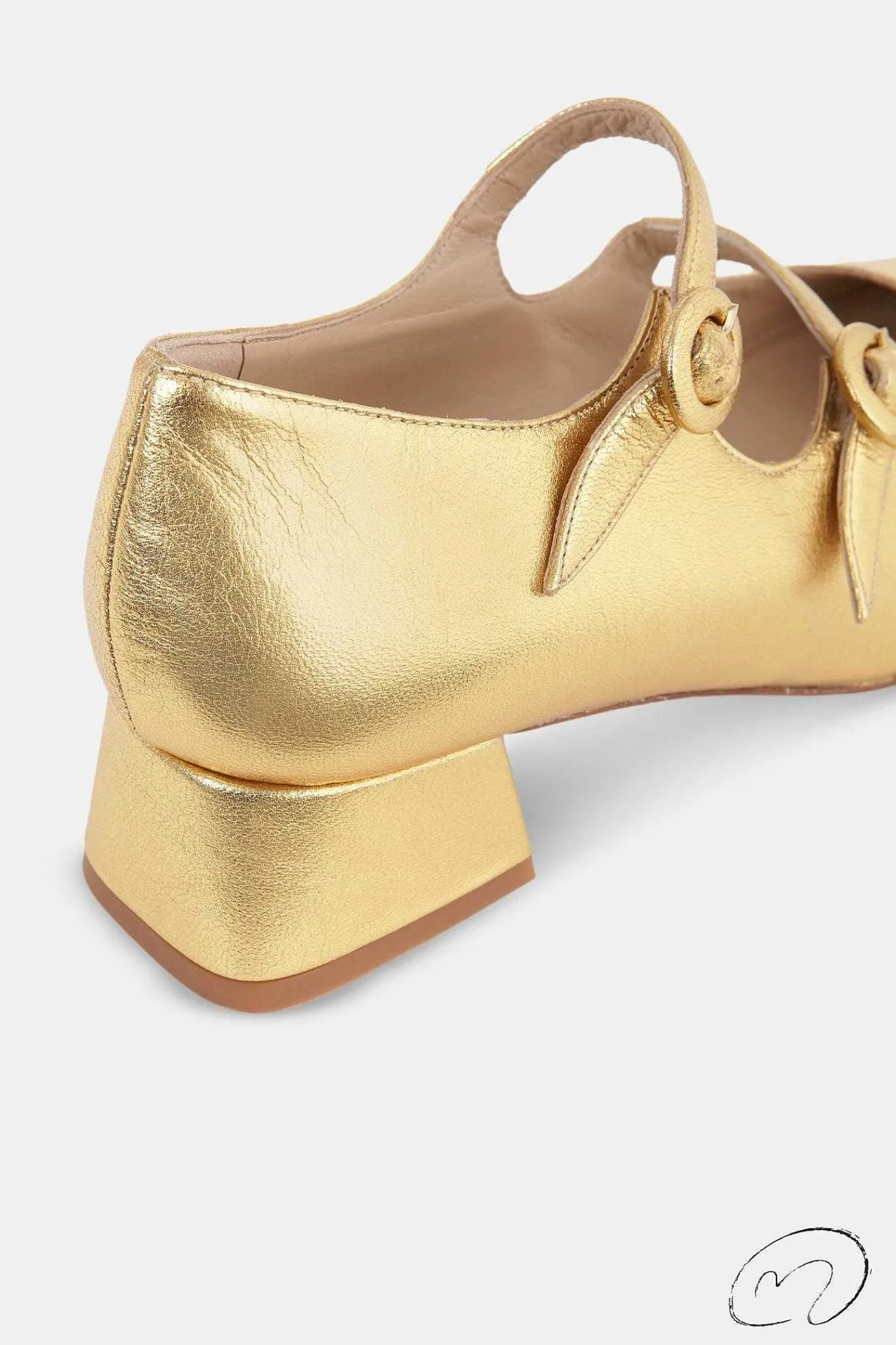 Mujer MICUIR Bailarinas-Spiga Oro 4Cm