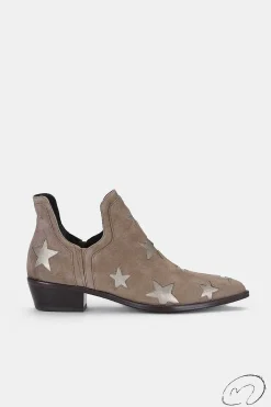 Mujer MICUIR Star Boots-Star Boots Beige Y Oro Platino 4Cm