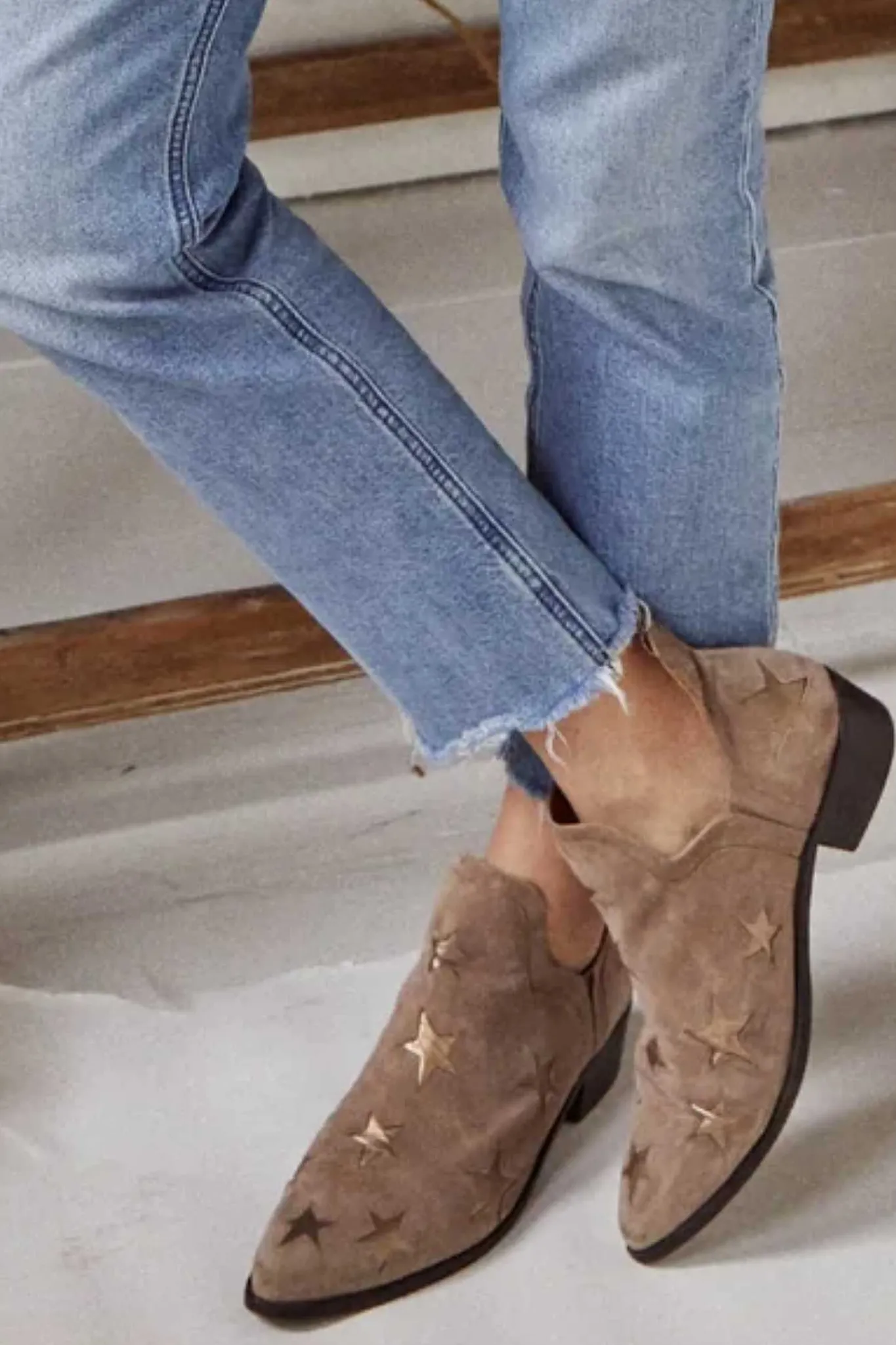 Mujer MICUIR Star Boots-Star Boots Beige Y Oro Platino 4Cm