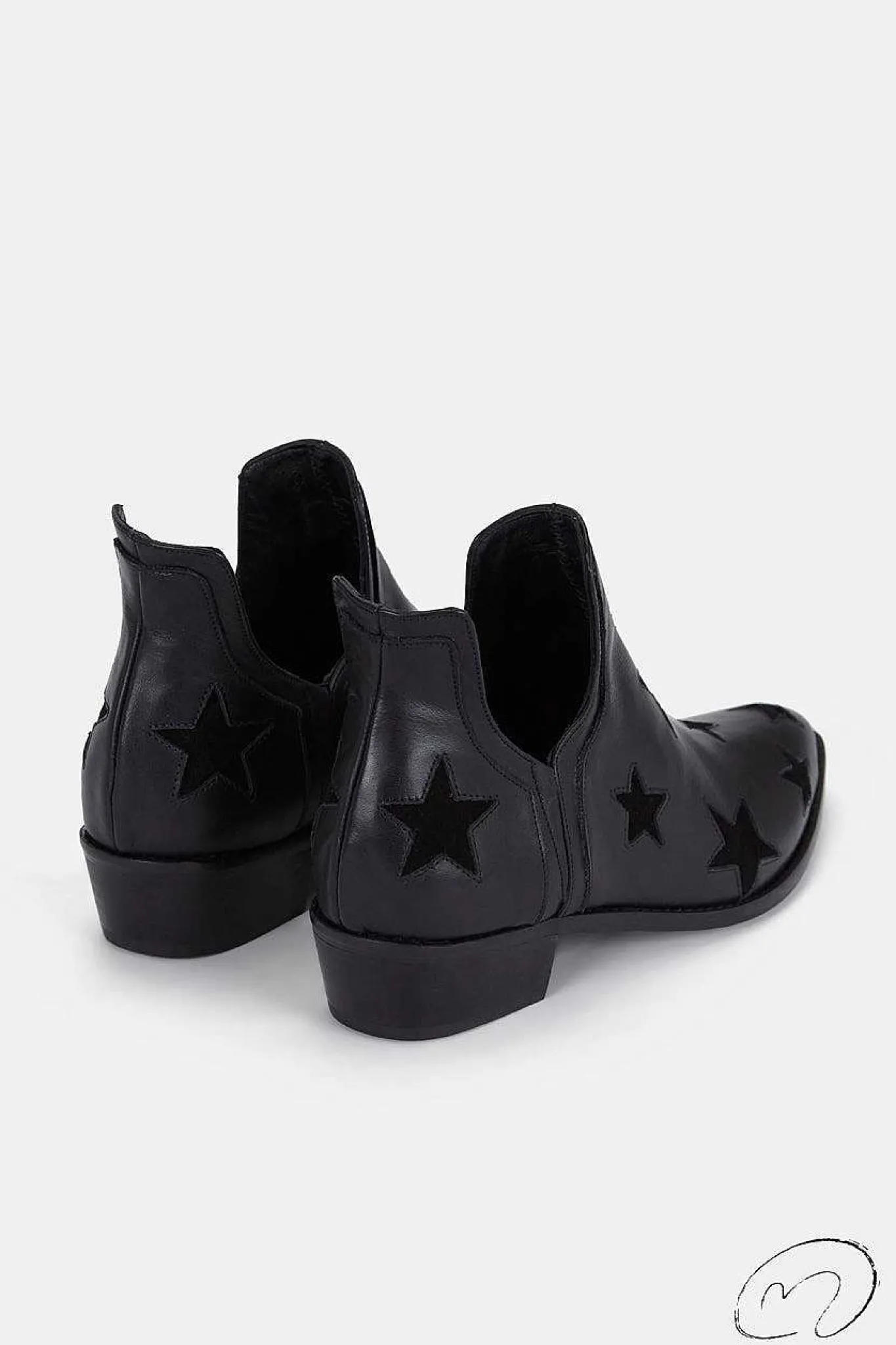 Mujer MICUIR Star Boots-Star Boots Negras 4Cm Pm