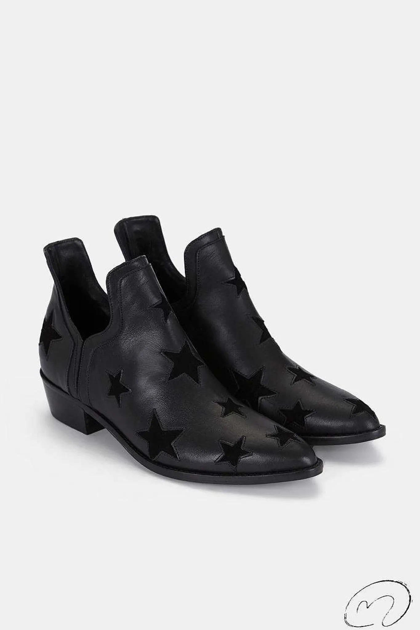 Mujer MICUIR Star Boots-Star Boots Negras 4Cm Pm