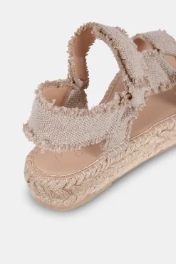 Mujer MICUIR Sandalias Plataforma-Susana Desflecada Beige