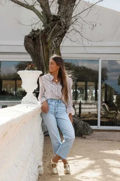 Mujer MICUIR Sandalias Plataforma-Tropea Oro 7Cm