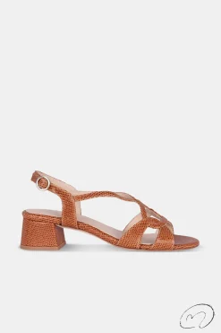 Mujer MICUIR Sandalias Tacón Midi-Ugga Caramelo 4Cm