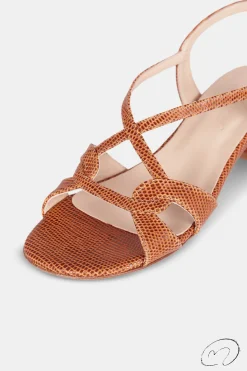 Mujer MICUIR Sandalias Tacón Midi-Ugga Caramelo 4Cm