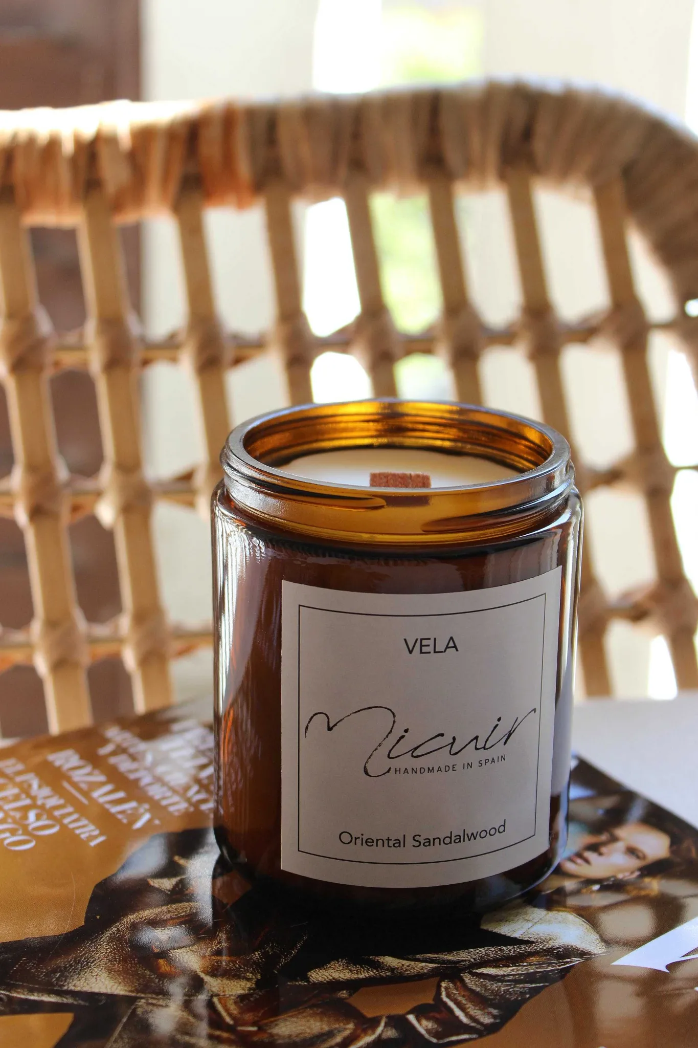 Mujer MICUIR Fragancia Micuir-Vela Aromatica Oriental Sandalwood 215 Grs