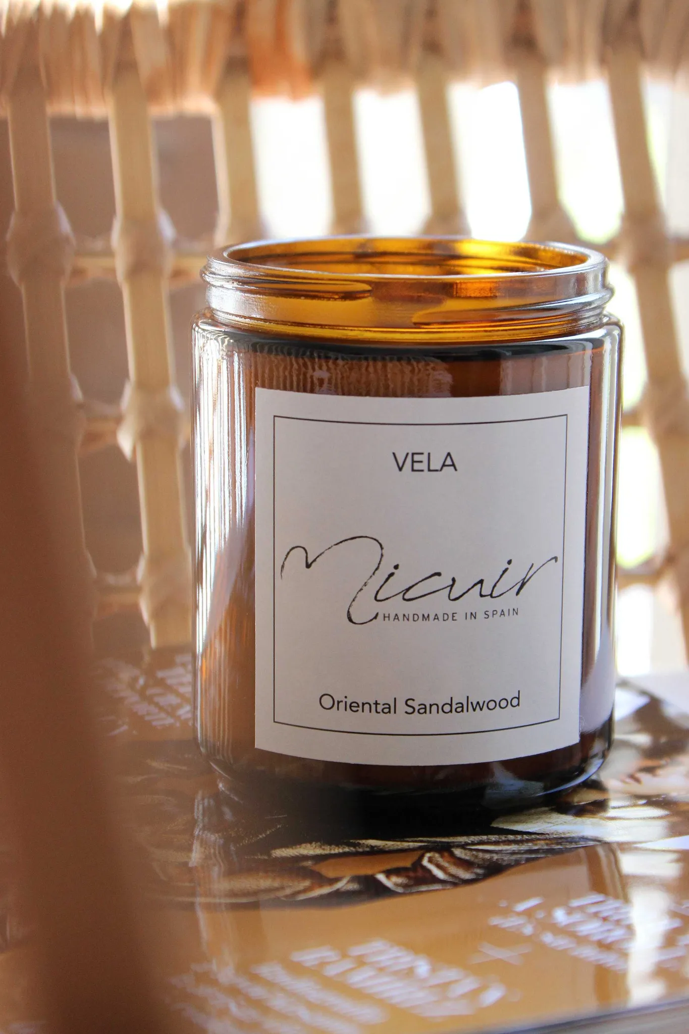 Mujer MICUIR Fragancia Micuir-Vela Aromatica Oriental Sandalwood 215 Grs