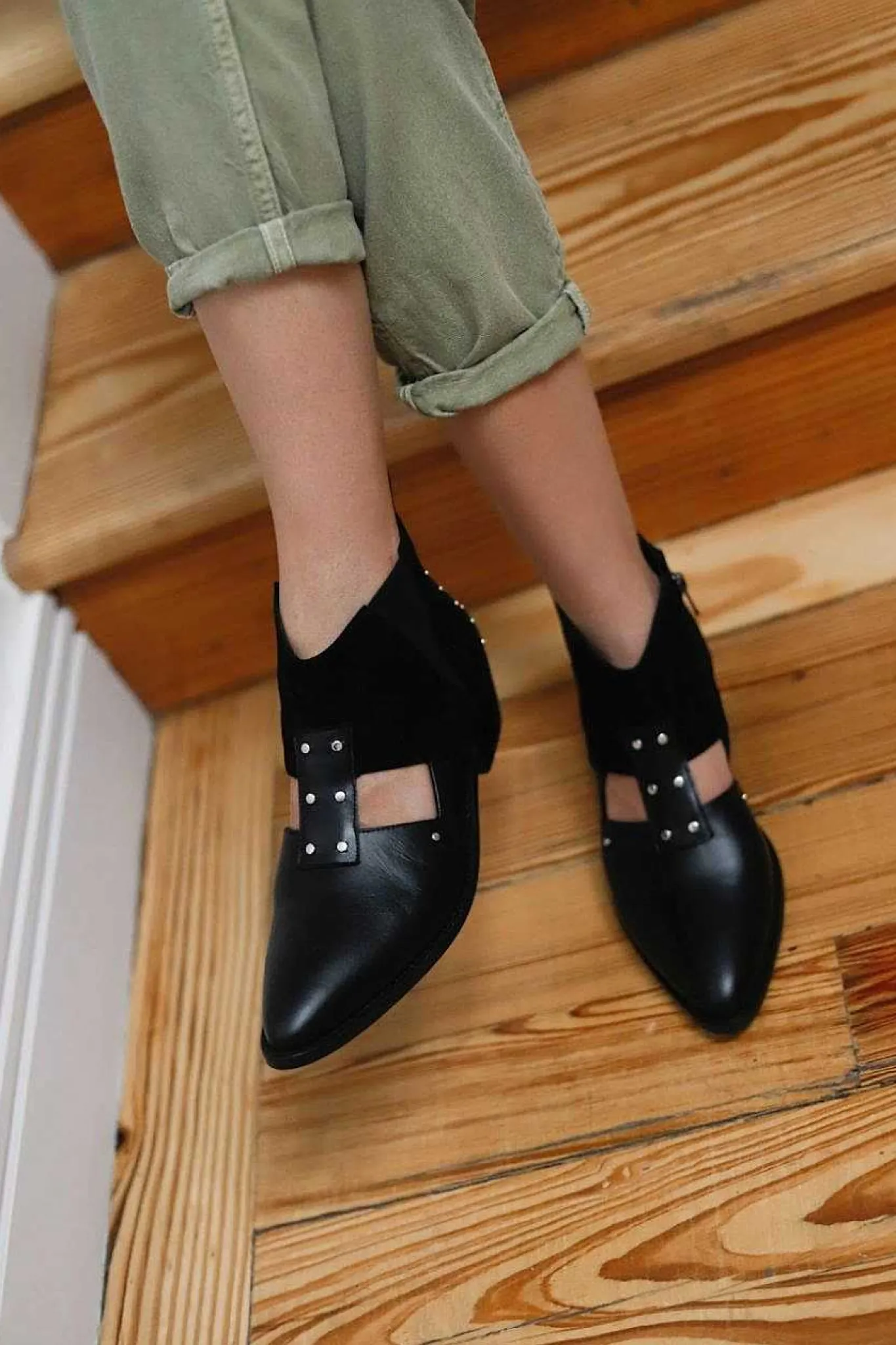 Mujer MICUIR Victoria Boots-Victoria Boots Negro 4Cm